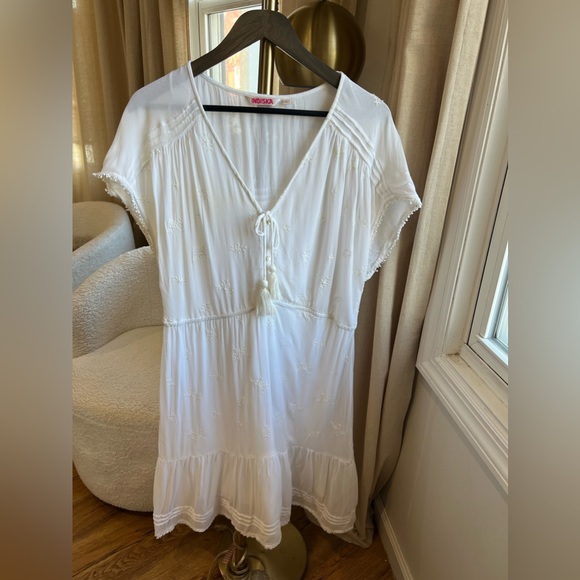 Indiska White Embroidered Dress | Large - Picture 2 of 8
